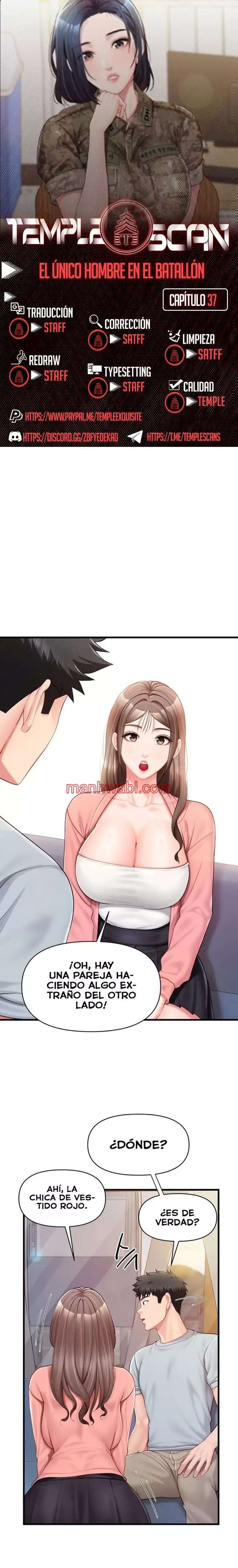 El unico hombre en la unidad militar - Capítulo 37 manhwa