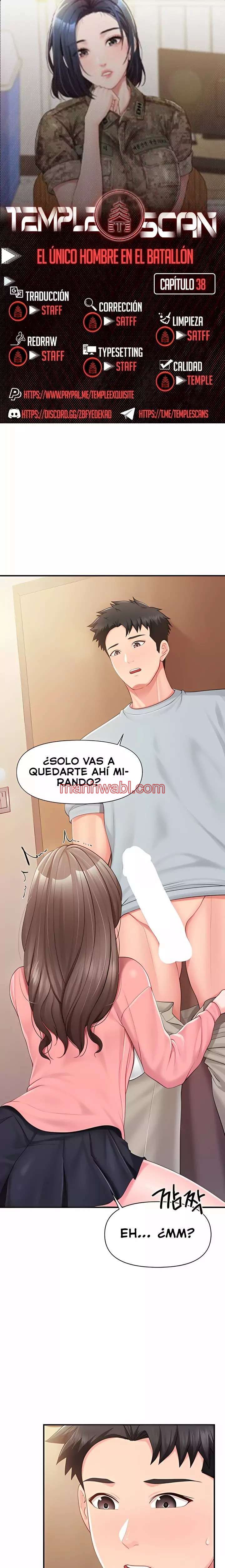 El unico hombre en la unidad militar - Capítulo 38 manhwa
