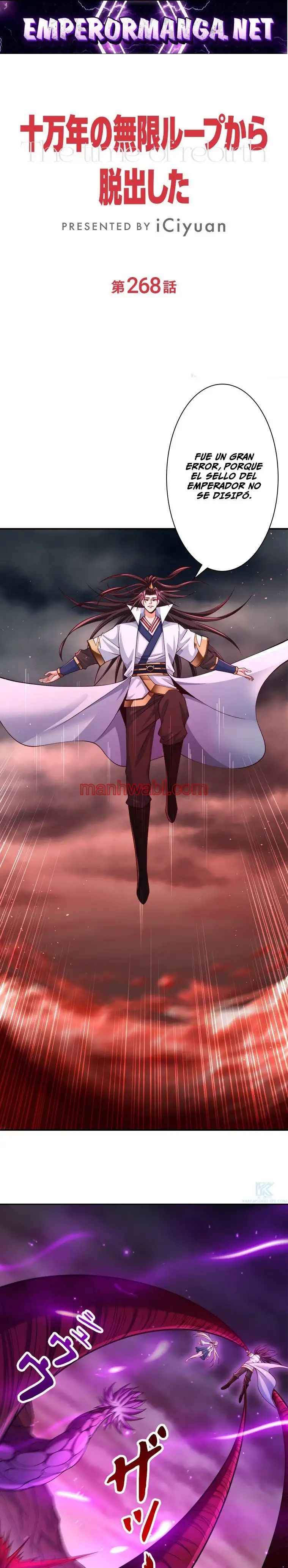 Estuve Atrapado En El Mismo Dia Durante 100,000 Años - Capítulo 268 manhwa