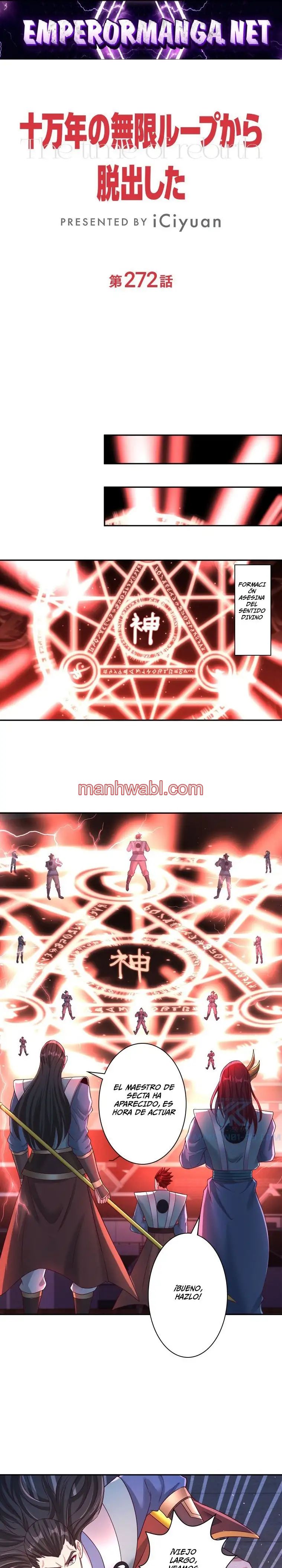 Estuve Atrapado En El Mismo Dia Durante 100,000 Años - Capítulo 272 manhwa