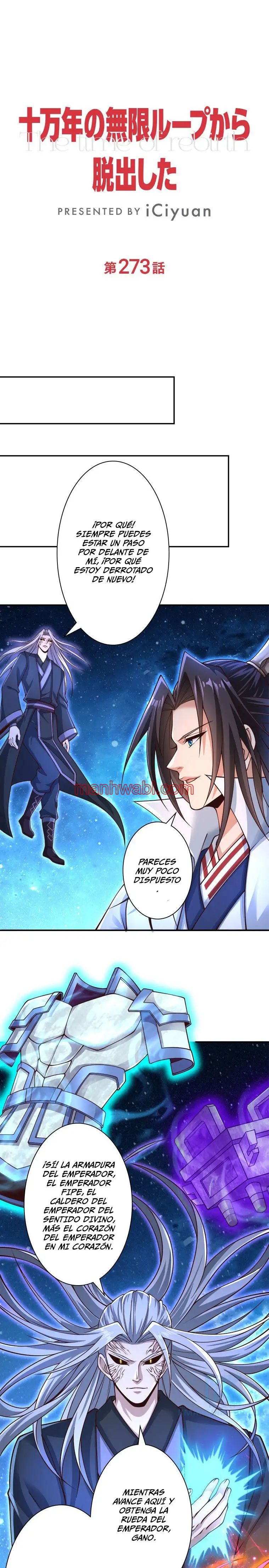 Estuve Atrapado En El Mismo Dia Durante 100,000 Años - Capítulo 273 manhwa