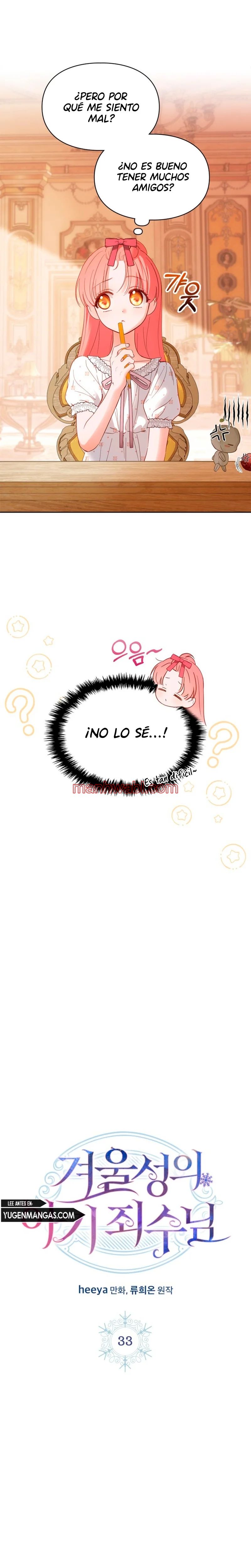 La bebé prisionera del castillo de invierno - Capítulo 33_2 manhwa