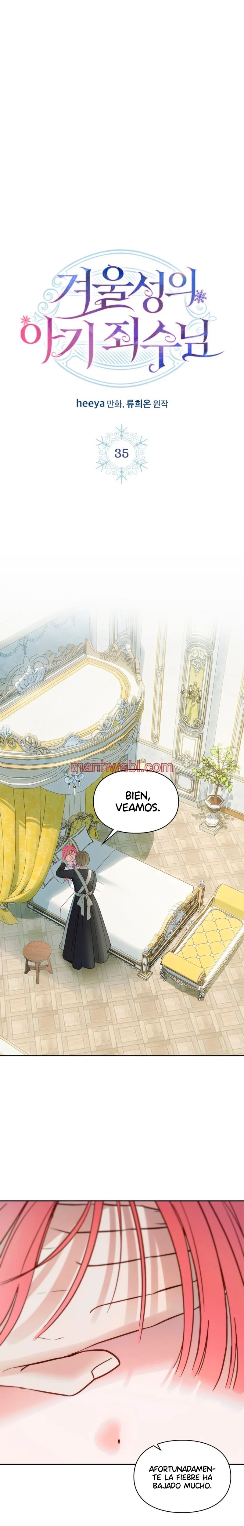 La bebé prisionera del castillo de invierno - Capítulo 35 manhwa