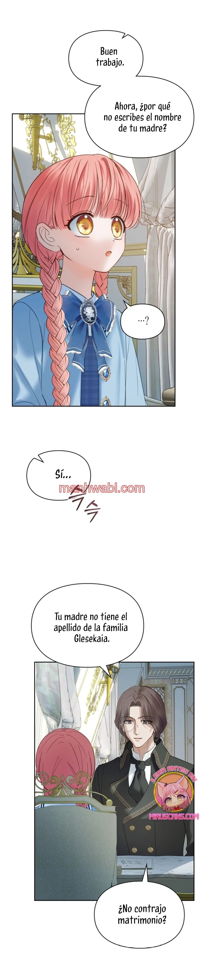 La bebé prisionera del castillo de invierno - Capítulo 40 manhwa