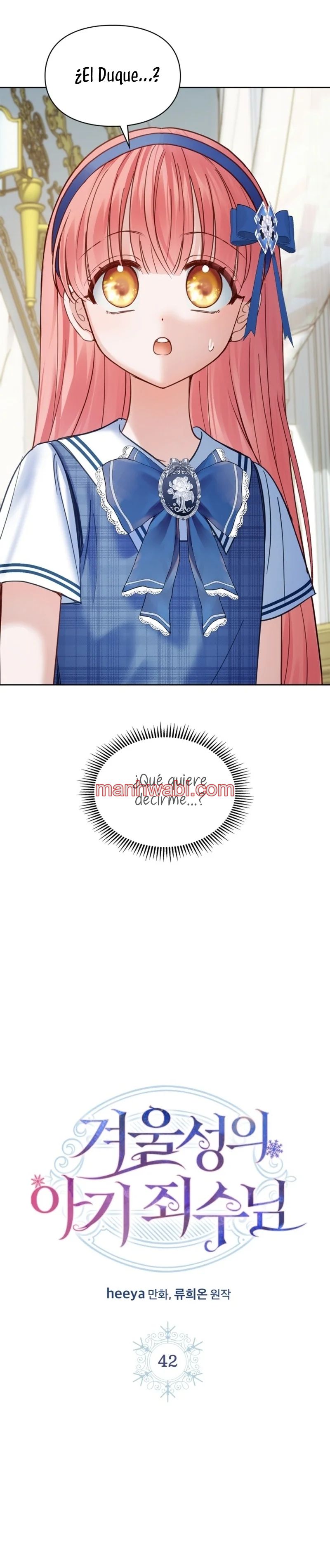 La bebé prisionera del castillo de invierno - Capítulo 42_2 manhwa