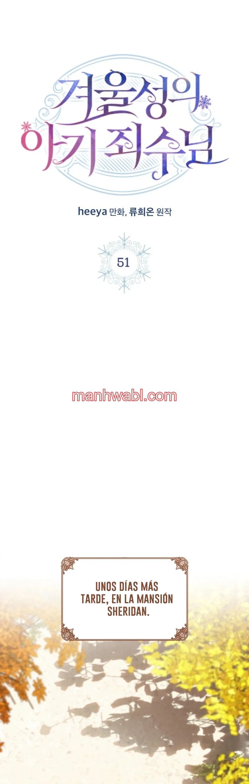La bebé prisionera del castillo de invierno - Capítulo 51 manhwa