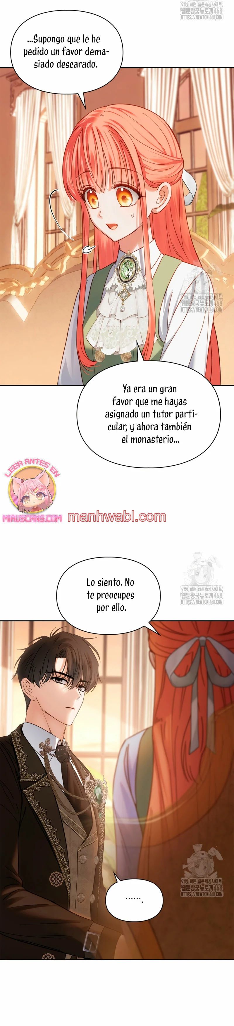 La bebé prisionera del castillo de invierno - Capítulo 54 manhwa