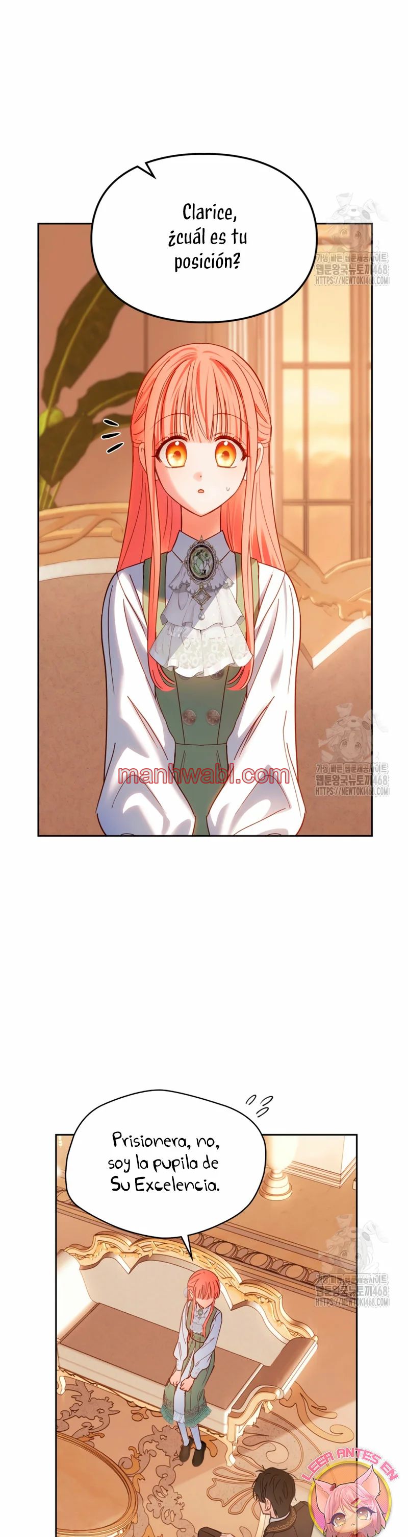 La bebé prisionera del castillo de invierno - Capítulo 54 manhwa