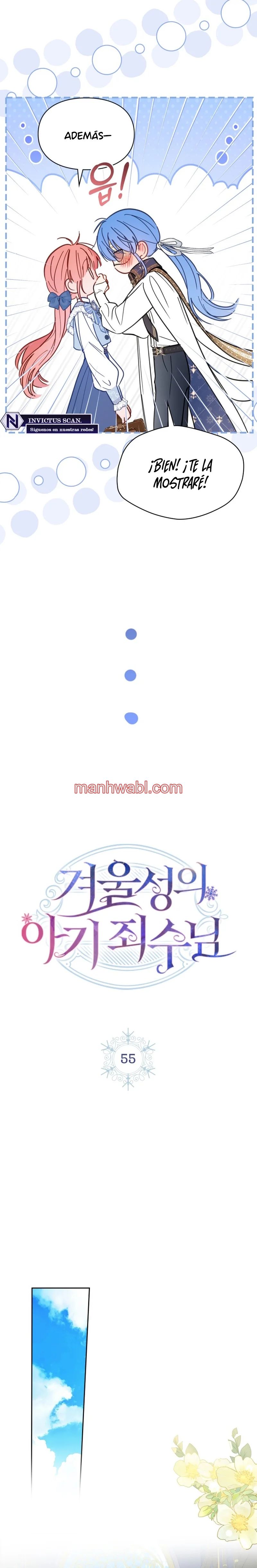 La bebé prisionera del castillo de invierno - Capítulo 55_2 manhwa