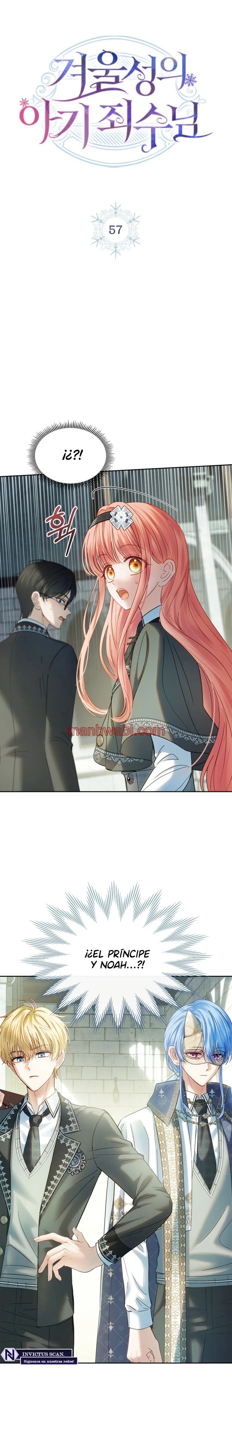 La bebé prisionera del castillo de invierno - Capítulo 57 manhwa
