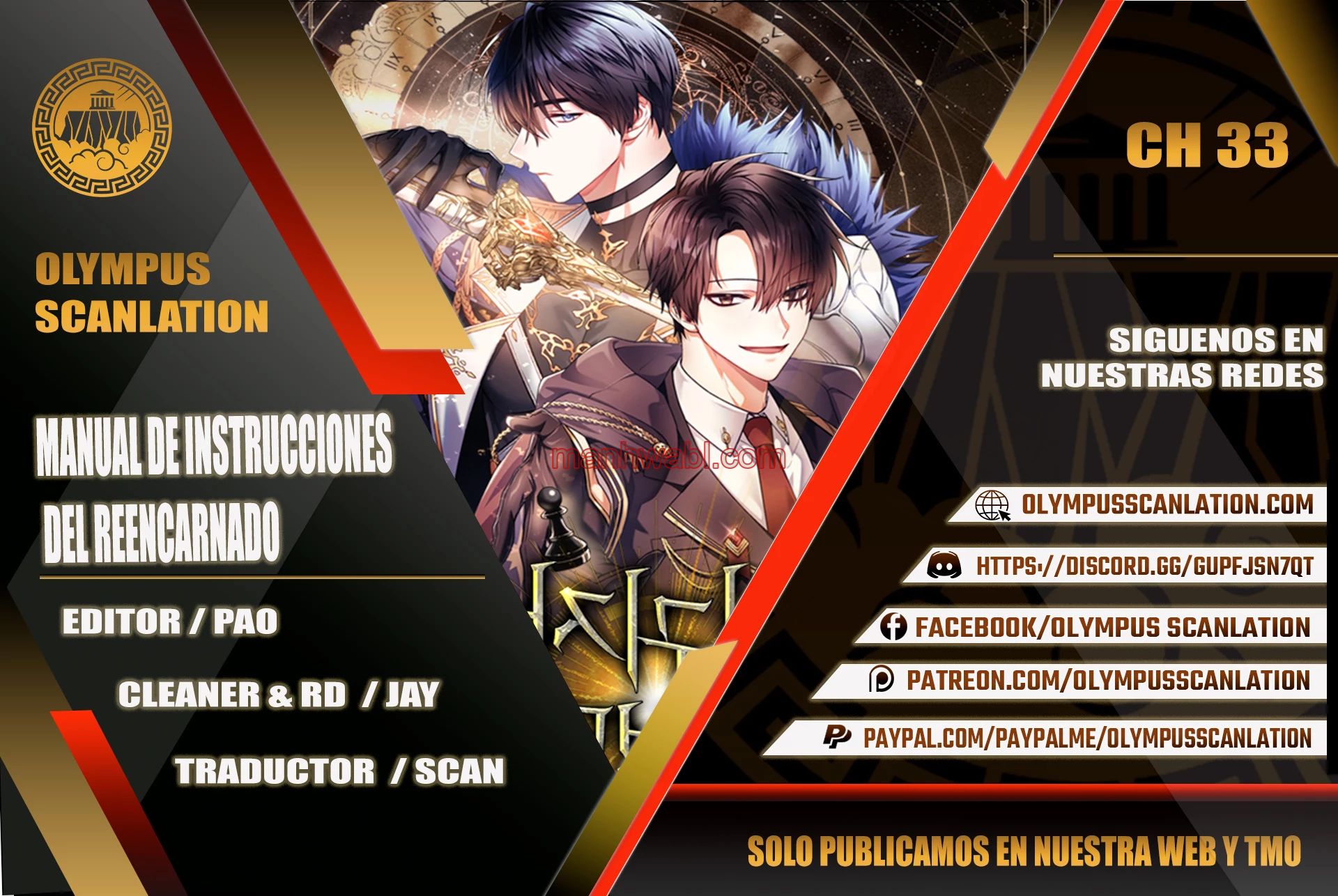 Manual de instrucciones del Reencarnado - Capítulo 33 manhwa