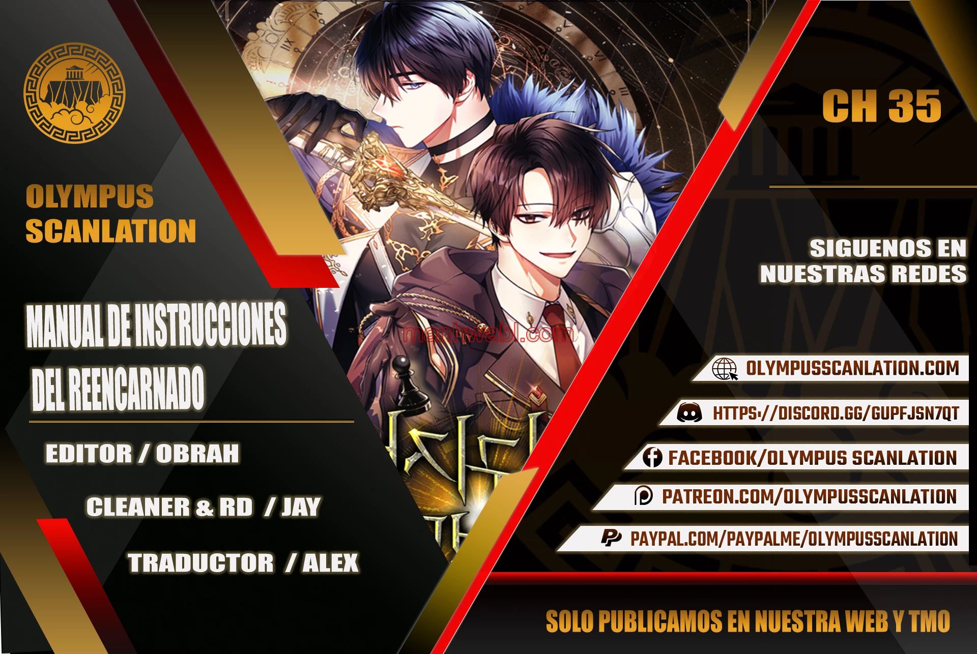Manual de instrucciones del Reencarnado - Capítulo 35 manhwa