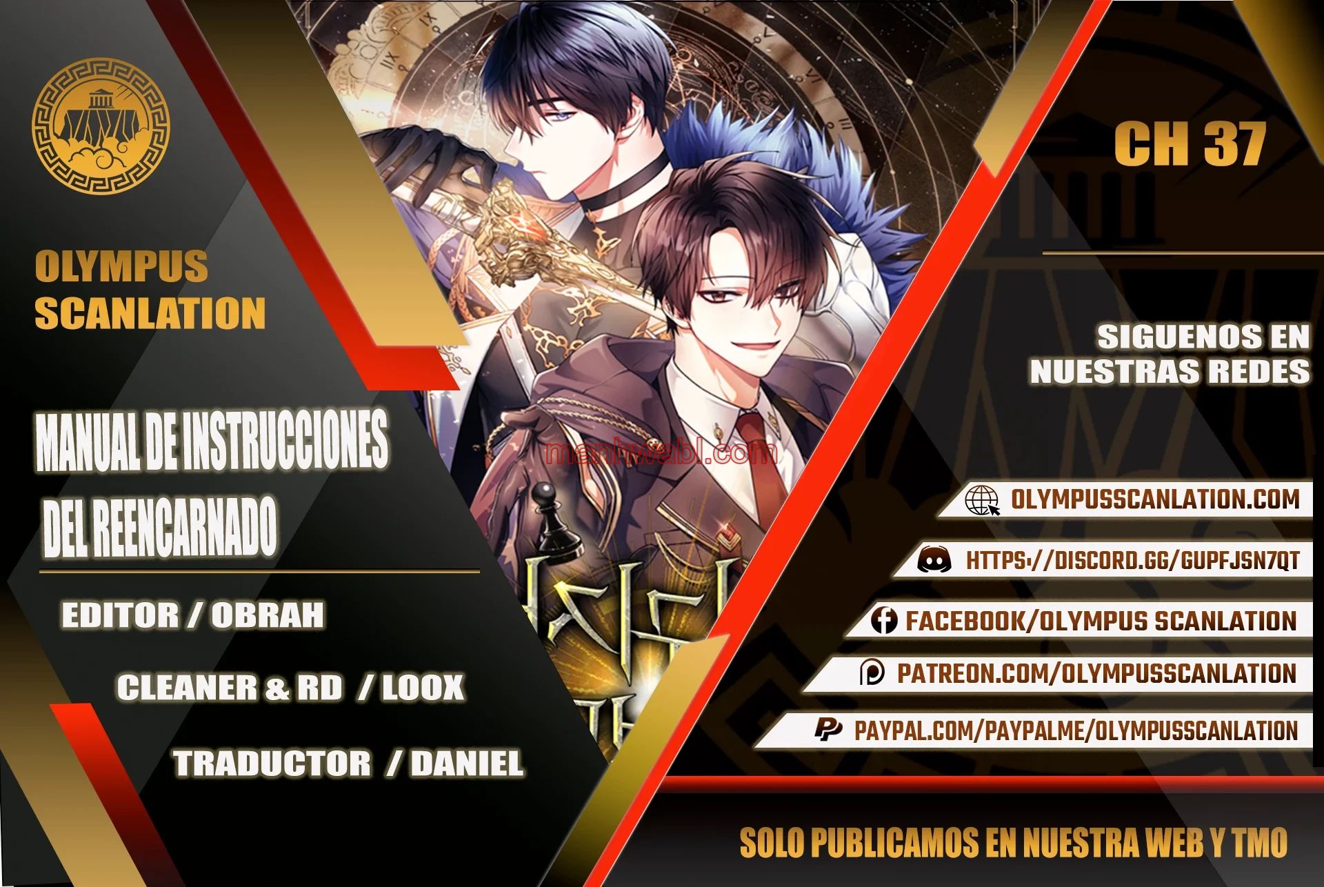 Manual de instrucciones del Reencarnado - Capítulo 37 manhwa