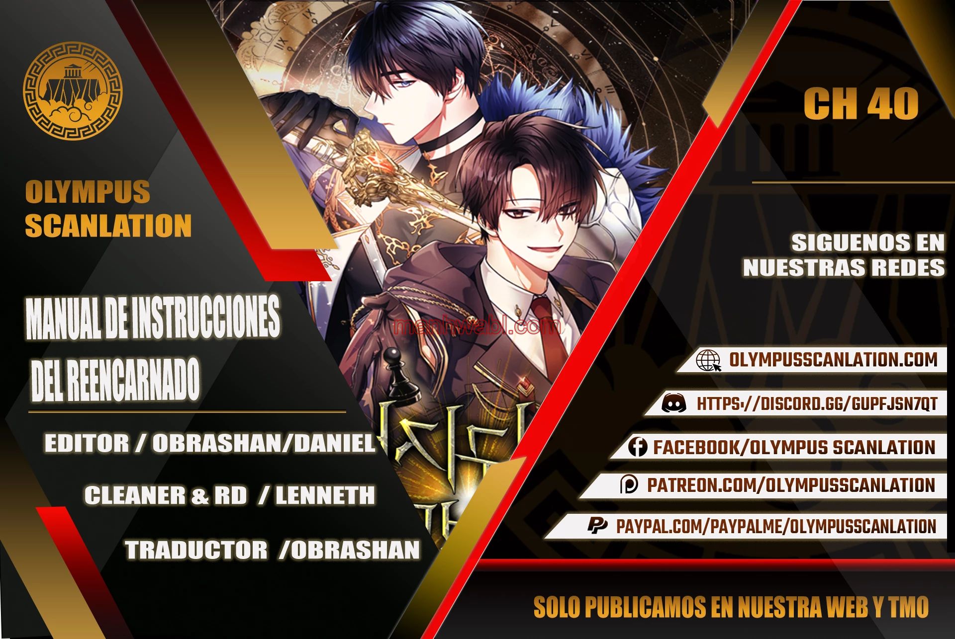 Manual de instrucciones del Reencarnado - Capítulo 40 manhwa