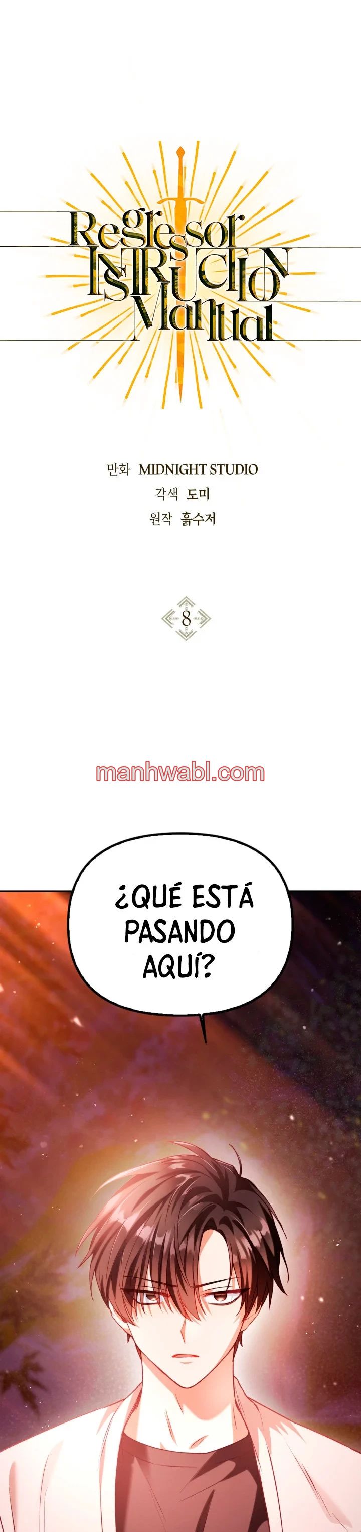 Manual de instrucciones del Reencarnado - Capítulo 8 manhwa