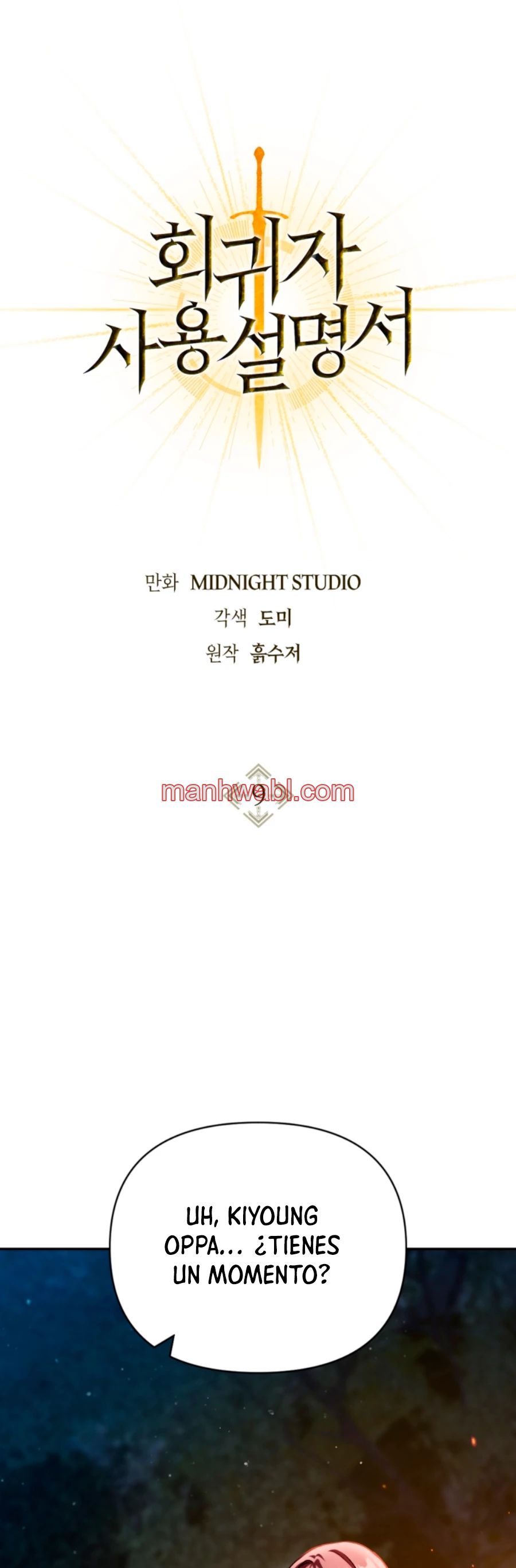 Manual de instrucciones del Reencarnado - Capítulo 9 manhwa