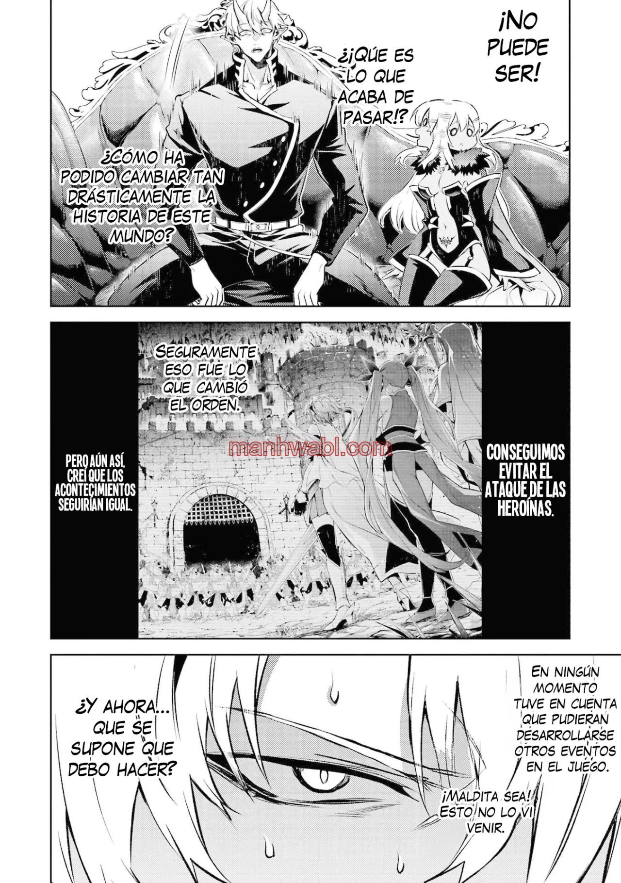 Reencarne como un jefe de nivel intermedio que muere al principio del juego. - Capítulo 10.1_2 manhwa