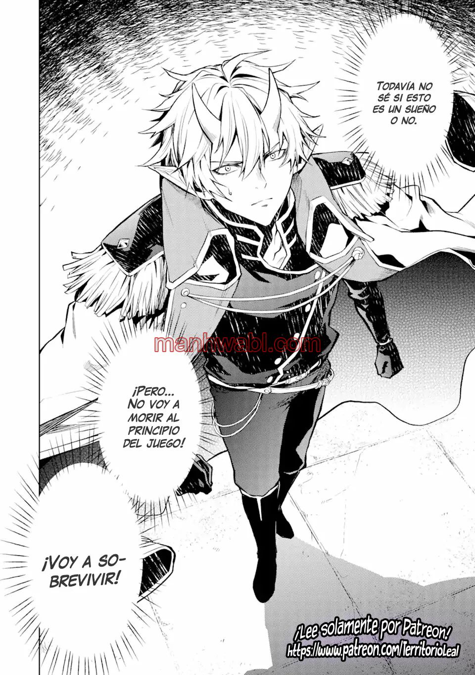 Reencarne como un jefe de nivel intermedio que muere al principio del juego. - Capítulo 1_3 manhwa