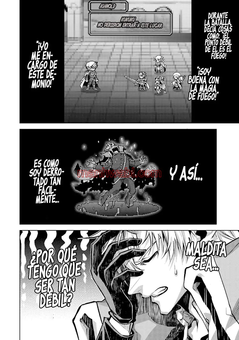 Reencarne como un jefe de nivel intermedio que muere al principio del juego. - Capítulo 3.5_2 manhwa