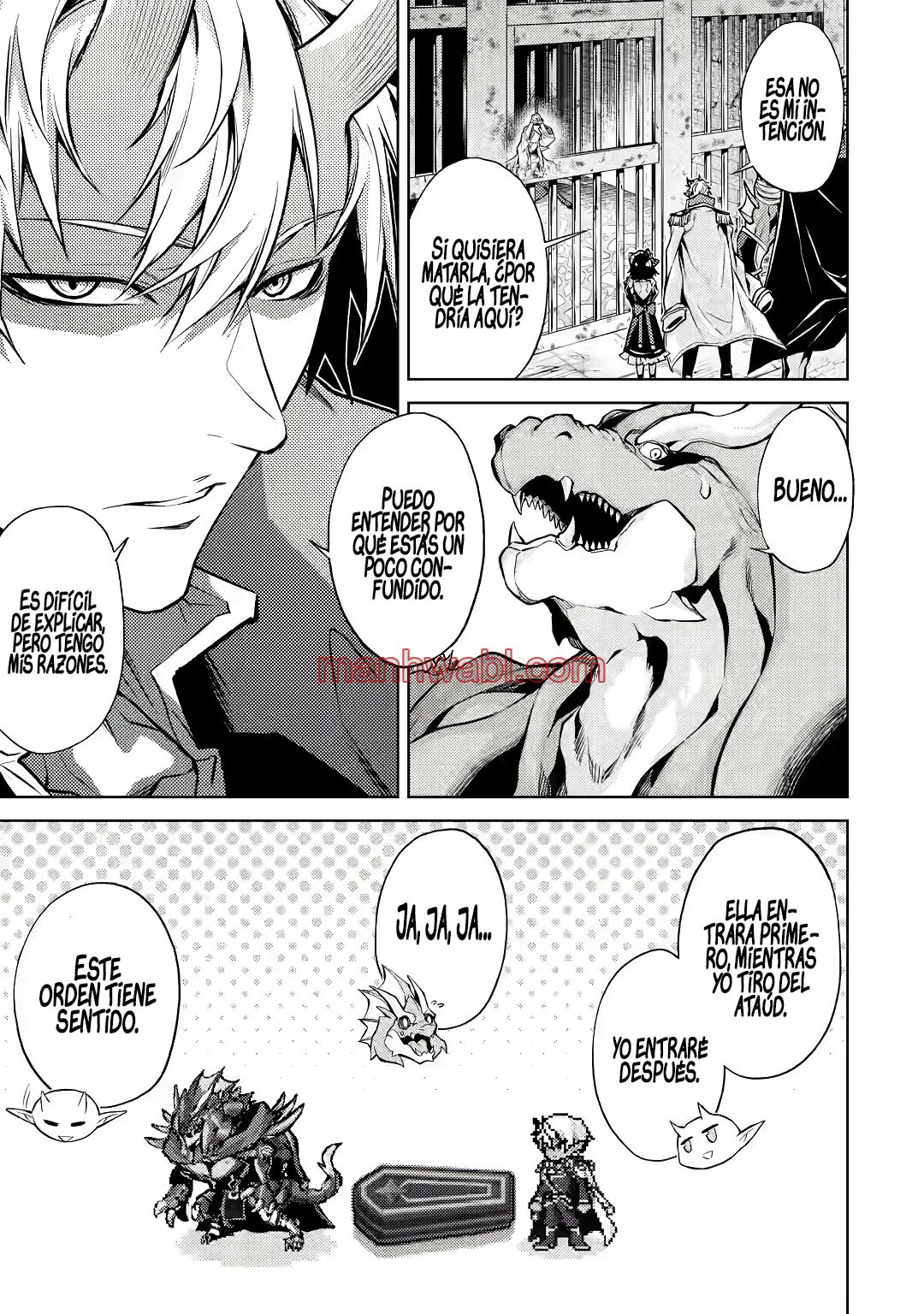 Reencarne como un jefe de nivel intermedio que muere al principio del juego. - Capítulo 5.2 manhwa