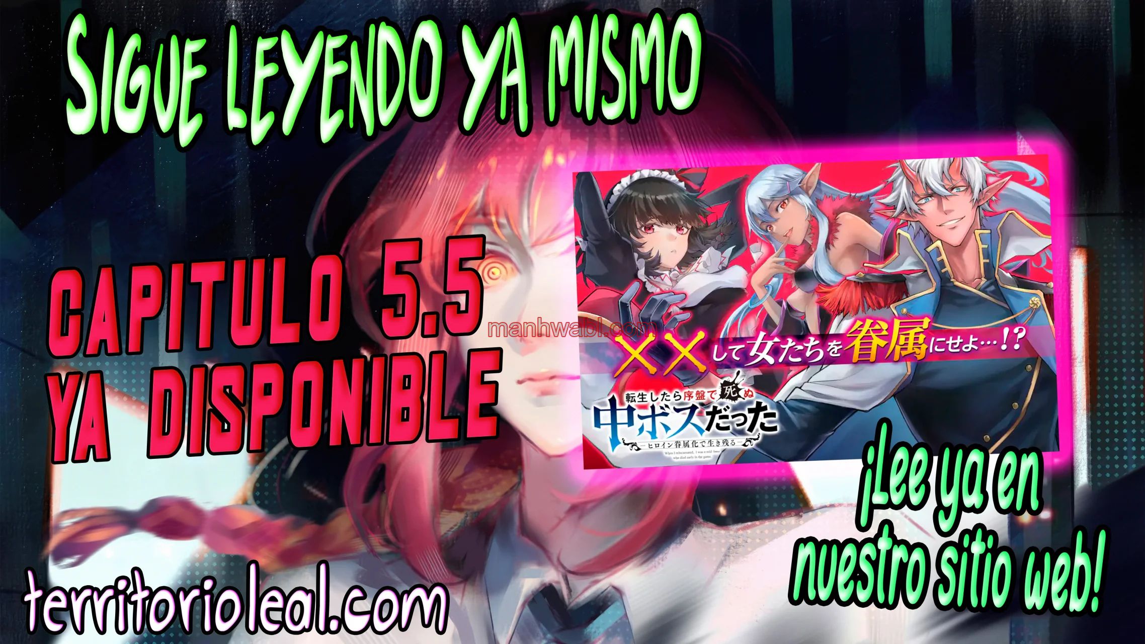 Reencarne como un jefe de nivel intermedio que muere al principio del juego. - Capítulo 5.4 manhwa