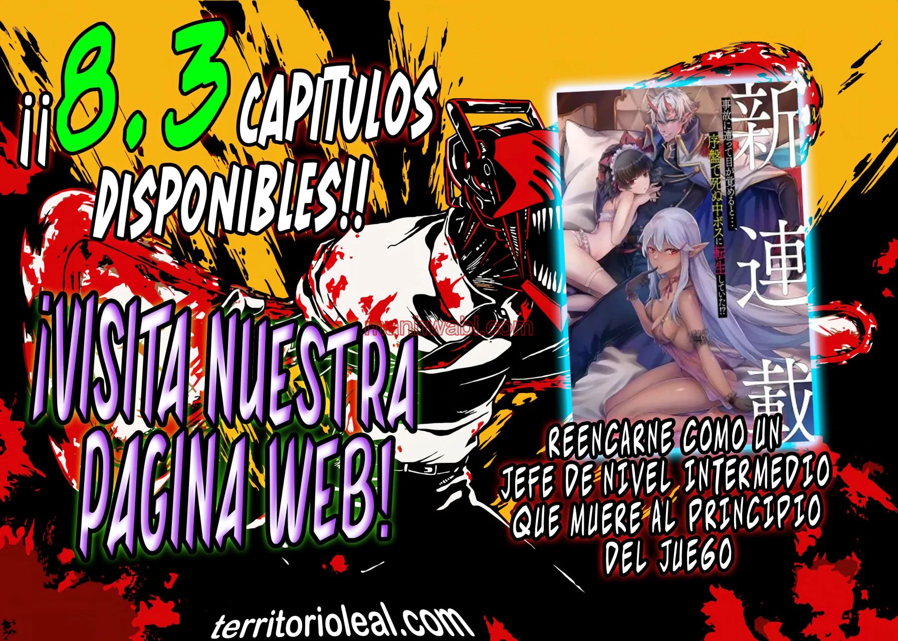 Reencarne como un jefe de nivel intermedio que muere al principio del juego. - Capítulo 7.5 manhwa