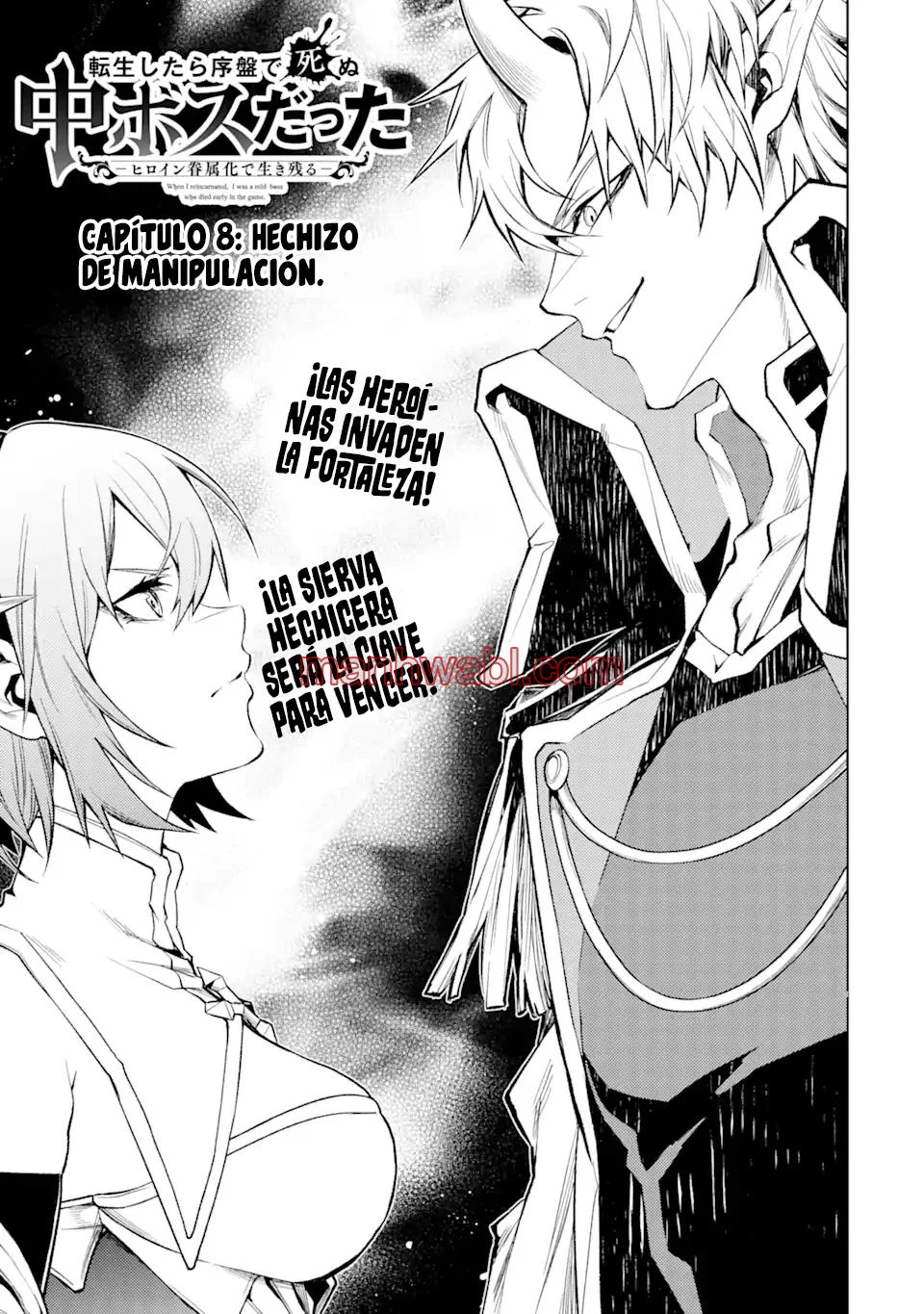 Reencarne como un jefe de nivel intermedio que muere al principio del juego. - Capítulo 8.1 manhwa