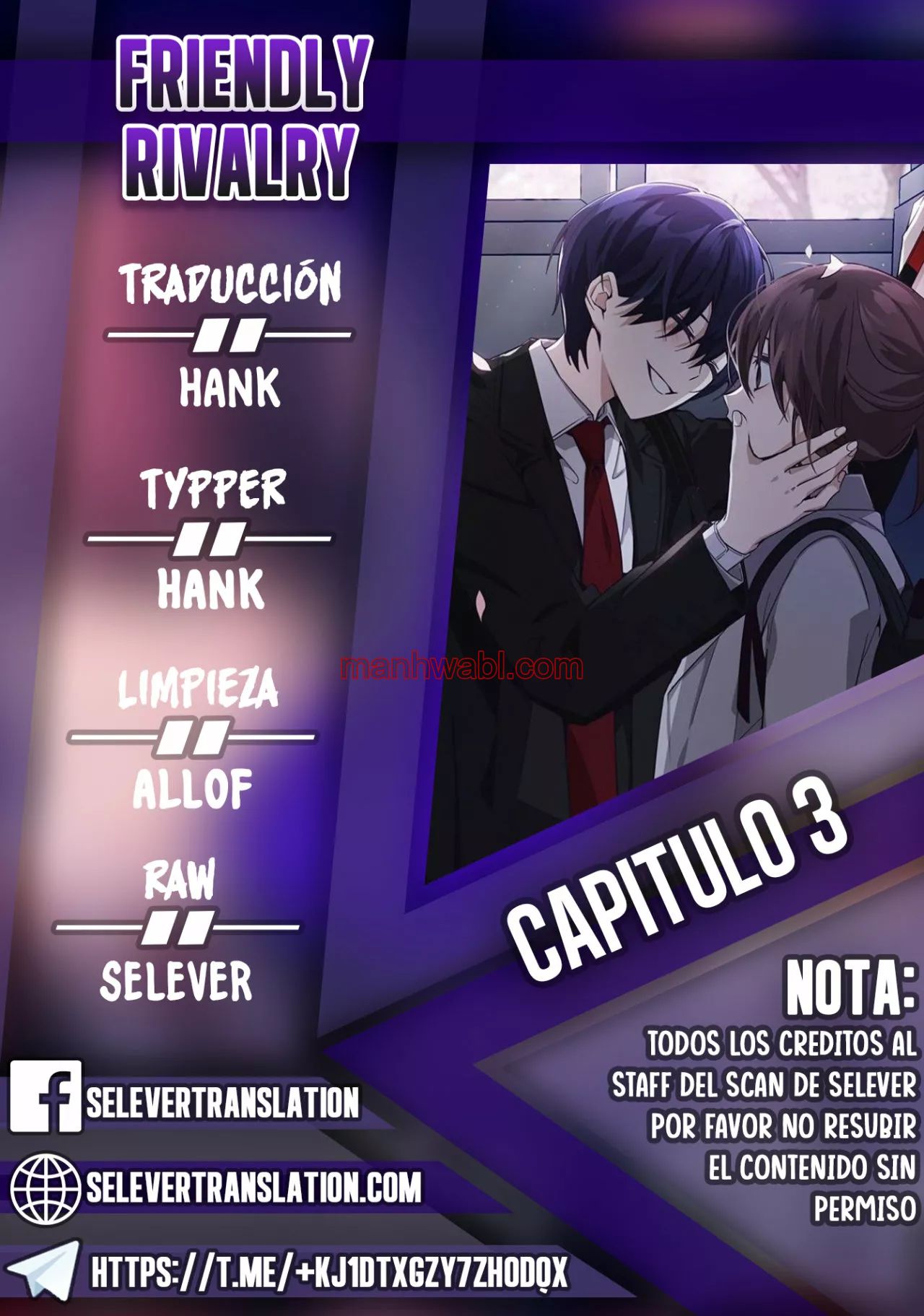 Rivalidad amistosa - Capítulo 3 manhwa