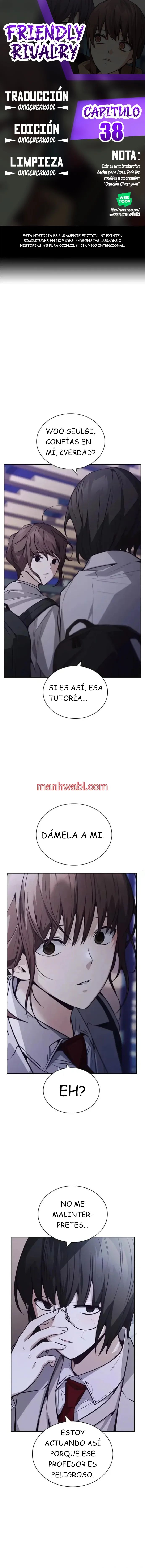 Rivalidad amistosa - Capítulo 38 manhwa