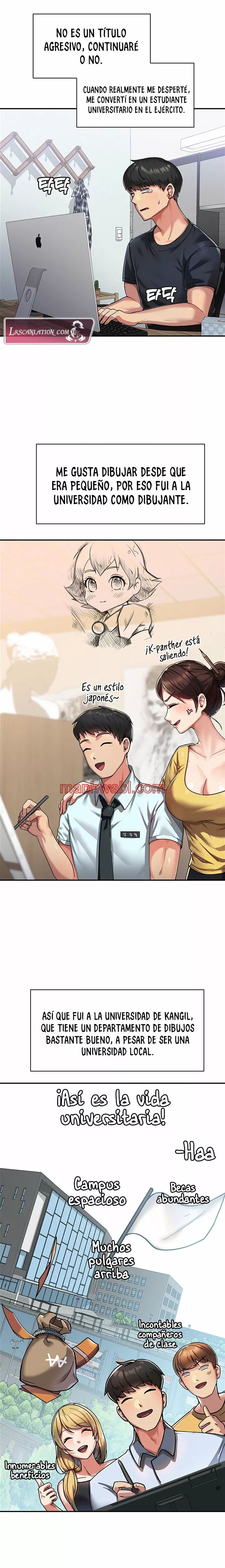 Universidad militar de mujeres - Capítulo 1 manhwa
